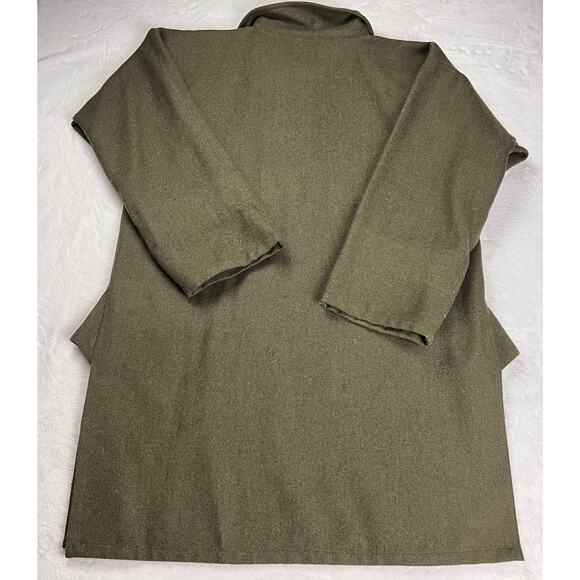 Simon Pearce Vintage Green Wool Woodsman Anorak Parka size Medium Viking - Picture 9 of 9